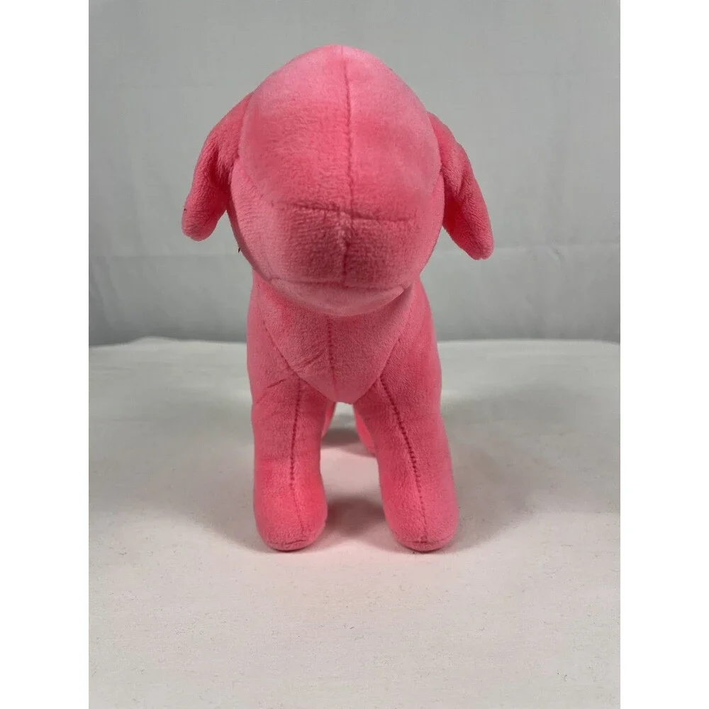 Victoria's Secret PINK Dog Plush Stuffed Animal Pink Nation Logo Mascot Pet Toy